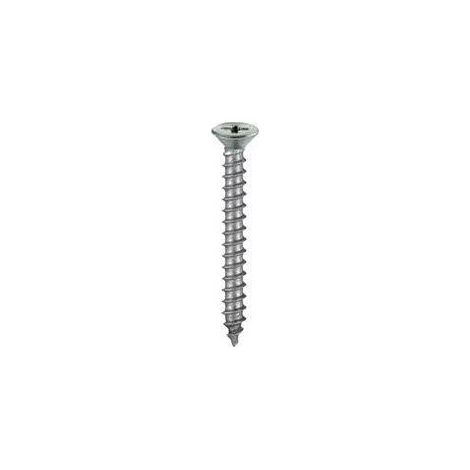 VITI AUTOFILETTANTI TESTA PIANA SVASATA INOX A2 - 4,8 X 19 - 15 PZ.