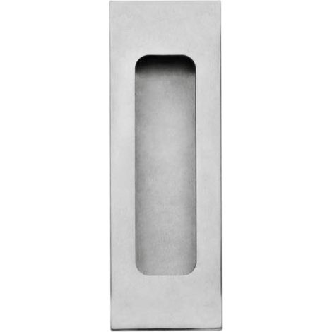Intersteel Griffmuschel Rechteckig 120 x 40 mm Edelstahl gebürstet (1/2)