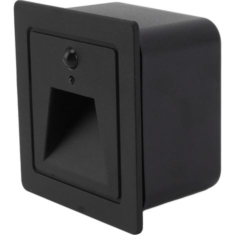 Éclairage d'escalier LED en aluminium avec détecteur crépusculaire et de mouvement, indice de protection IP65, 3 W, 110-240 V, pour couloir, placard ou chambre. (1/5)