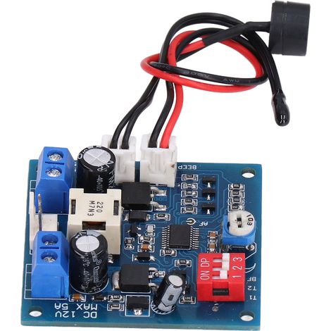 Contrôleur de Ventilateur 12V Silencieux avec 4 Zones de Température et Surveillance de Fonctionnement (1/5)