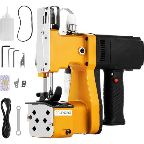 Machine à Coudre Portable Closer Stitcher GK9-890 Sac d'emballage électrique Couture pour Sac tissé en peau de serpent Sac en plastique de papier de riz (1/5)