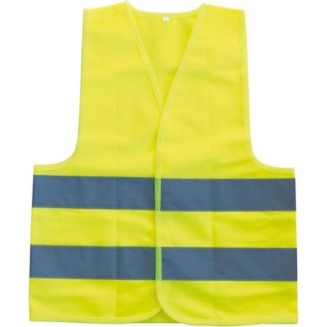 Gilet de sécurité jaune fluo norme brochable (1/2)