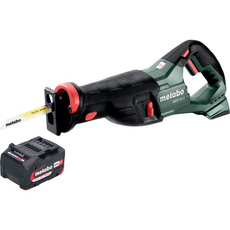 Sega a gattoparo a batteria Metabo SSEP 18 LT 18 V 32 mm + 1 batteria 4,0 Ah - senza caricabatteria