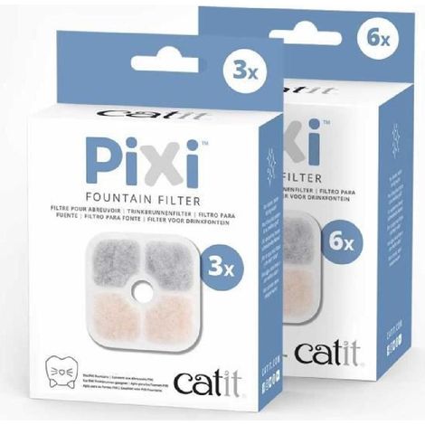 Cat-it PIXIE filtres blanc pour fontaines à eau chat