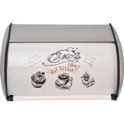 Boîte à pain de grande capacité, porte-pain à motif mignon, porte roulante, stockage du pain, pour boulangerie domestique (1/5)