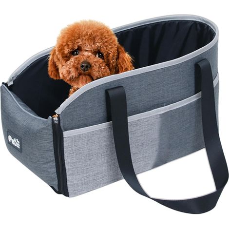 Siège pour Chien À Console Centrale pour Petit Chien - Siège Auto pour Chien À Console Centrale, Console Centrale Petit Chien Chat pour Toutes Les Saisons Sacs De Voyage pour Animaux De (1/5)