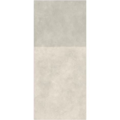 Carrelage effet Béton Gris Perle / Gris Argile 278x120x0,6 cm Mat Stavira - Mur intérieur (vendu par carton de 3,336 m²) - RO'MA CARRELAGE