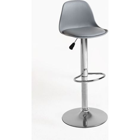 Taburetes Cocina - Taburete Tulipa - Gris claro