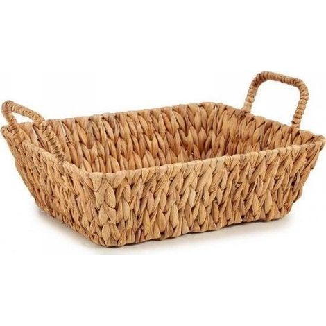 Geschenk-Dekor Eleganter Korb Braun aus Wasserhyazinthe 40x29 cm