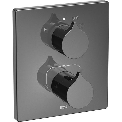 Grifo termostático baño-ducha INSIGNIA - ROCA Color: Negro titanio (1/2)