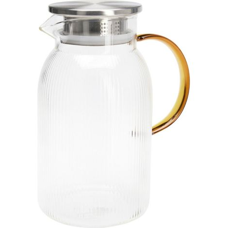 Pichet en verre pour servir le thé et autres boissons 1,5 L (1/4)