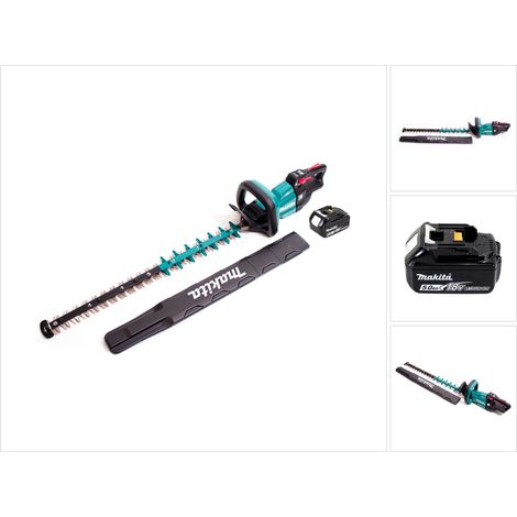 Makita DUH 751 T1 Akku Heckenschere 18V 75 cm Brushless + 1x Akku 5,0Ah - ohne Ladegerät