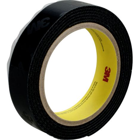3M  Klettband zum Aufkleben  (L x B) 45.72 m x 50.8 mm Schwarz 1 St.