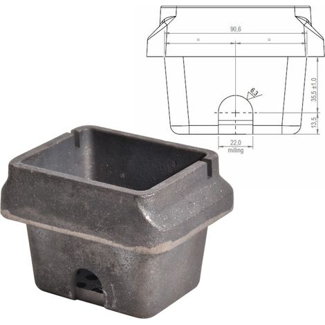 ASSIEME CESTO BRACIERE STUFA A PELLET 113X93X81 ADLER ARCE KARMEKONE ARTEL