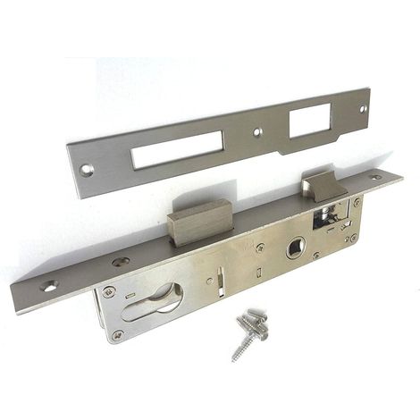 Serrure à mortaiser à cadre tubulaire étroite de 85 mm,Serrure à encastrer de 25 mm Serrure de porte en acier pour porte de jardin (1/5)