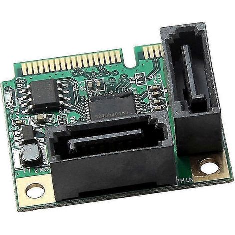 Carte d'extension Mini PCIe compatible PCIe avec deux ports PCI Express 3.0 6 Gb/s, puce unique haut de gamme WHBYV (1/4)