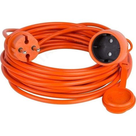 Prolunga avvolgibile Vertex arancione 10 metri 2750 watt