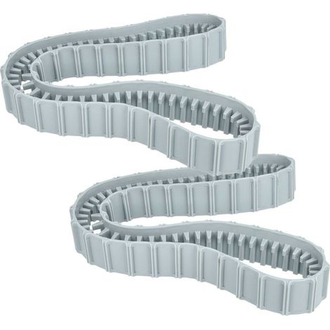Lot de 2 chenilles grises rechange pour robots nettoyeurs piscine Maytronics Dolphin (référence 9983152-R2) (1/4)