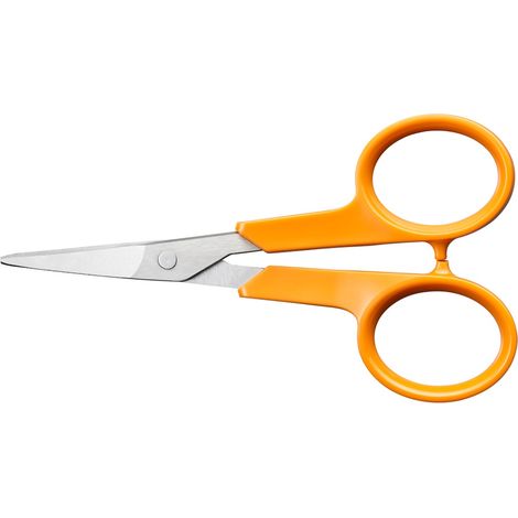 FISKARS Ciseaux de broderie incurvés - Classic 10 cm ambidextres - couture et découpe de précision