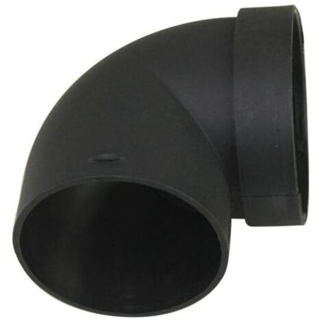 Raccord de sortie d'air coudé pour chauffage sur pied, tuyau coudé, en PVC, 75 mm (1/5)