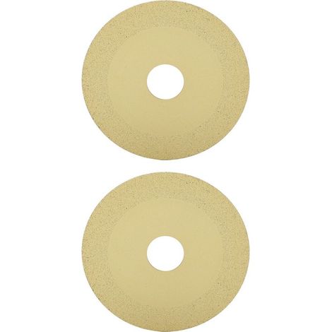 2 pièces disque de coupe en verre 22mm ID 100mm OD 15mm largeur de sable 1mm d'épaisseur lame de scie diamant pour carrelage cristal bouteille de vin Champagne or (1/5)