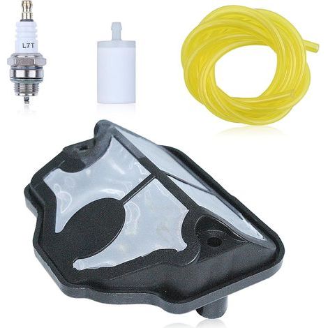 1 Kit Filtre À Air, Tuyau Carburant, Bougie Allumage, Pour Tronçonneuse Husqvarna 136 141 (1/5)