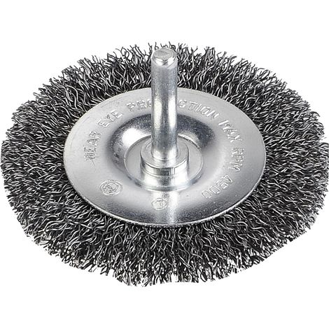 Cepillo de alambre giratorio plano Ø 100 mm KREATOR