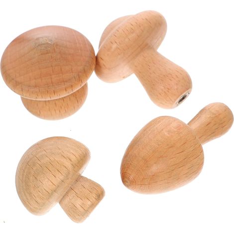 muraux Healeved 4 pièces décoratifs en forme de champignon