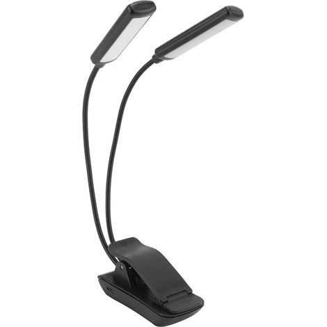 Lampe de Lecture LED, Alimentée par Batterie avec Col Cygne (1/5)