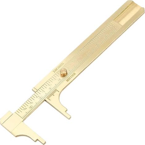 Pocket Vernier Caliper Double Scale Mini Vernier Caliper 100mm (1/5)
