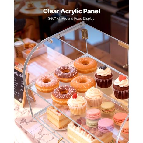 Présentoir à Pâtisserie Vitrine de Boulangerie Commerciale en (1/5)