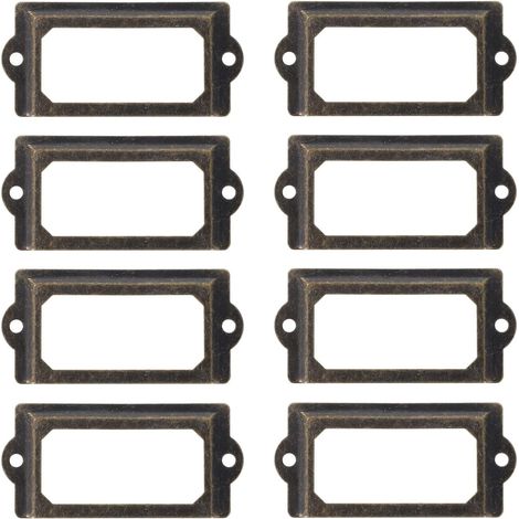 de 30 cadres porte tiquettes en m tal antique pour meubles (1/5)