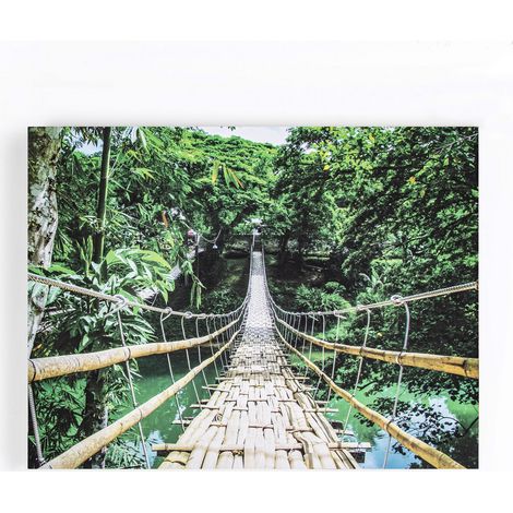 Art for the Home Wanddeko Leinwandbild JUNGLE 100x75cm