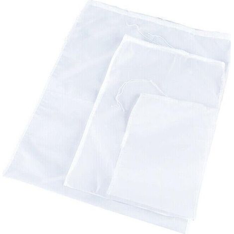 Sac filtre alimentaire réutilisable en nylon à mailles fines Micron pour lait végétal, café, 20 x 30 cm (1/5)