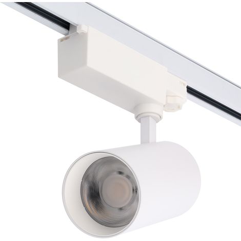 Projecteur LED sur rail 40 W 90 lm/W IRC élevé ( 95) 3 000 °K Pilote Lifud triphasé 50 000 h