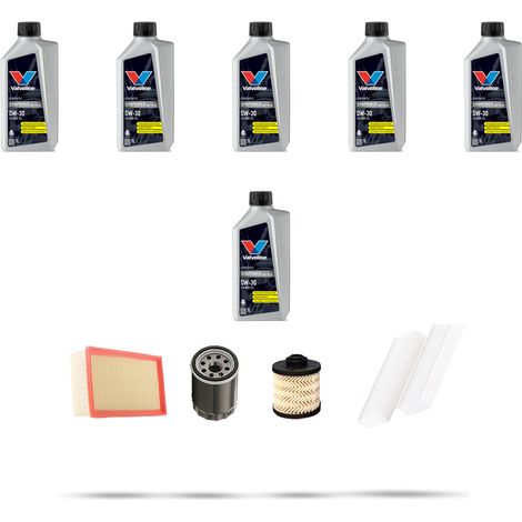 Kit tagliando 4 FILTRI e 6L OLIO compatibile con Peugeot Traveller 2.0 BlueHDI 90kw Dal 2019 (1/5)