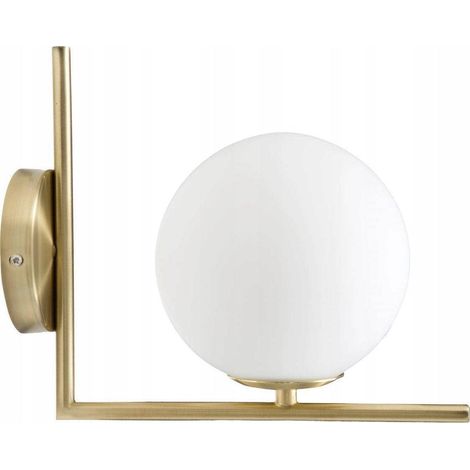 Ferretti GLAMY Wandlampe Gold und Weiß Elegant