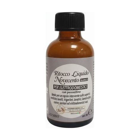 Ritocco mobili liquido con pennellino ml.30 - bianco 10 pezzi Cera novecento