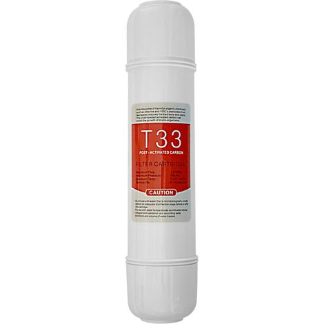 Cartuccia Post Filtro in Carboni attivi anti odori-sapori T33 attacco fast 1/4” STI