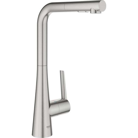 GROHE Zedra Einhand-Spültischarmatur, Ausladung 205mm, (1/5)