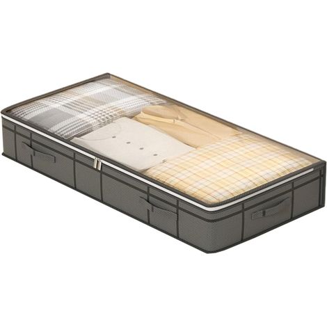 Rangement Sous Lit Organisateur Pour Vêtements Sous Lit De 90 Litres,Sac (1/5)