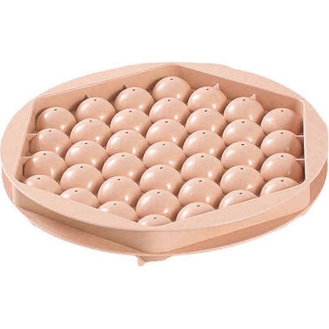 Moule à glaçons sphériques à 37 compartiments, rond, à démoulage rapide, en polypropylène, pour boissons et boissons fraîches. Accessoires pour bars et bars. (1/5)
