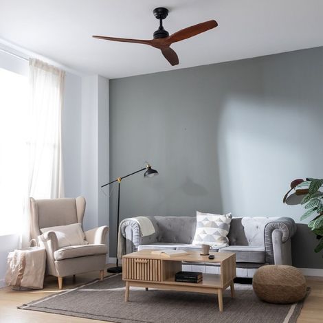Cecotec – Ventilateur de plafond EnergySilence Aero 5270 – Moteur DC 40W – 132 cm – 3 pales aérodynamiques – Télécommande – 6 vitesses – Minuterie 8h — vue 2