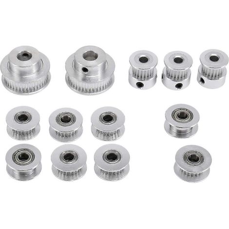3D-Drucker VzBoT Vz235 Umlenkrolle mit 2GT Gates 6-mm-Riemensatz, 20-Zahn-Zahnriemenscheibe (Bohrung 5 mm), 40-Zahn-Riemenscheibe (Bohrung 8 mm)