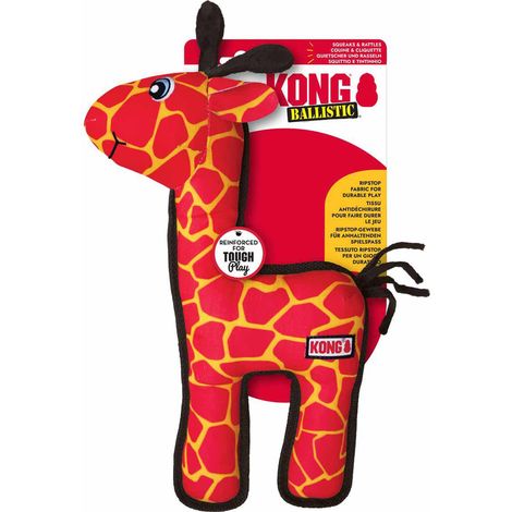 Kong - Ballistic Giraffe - M/L - 33 cm x 23 cm x 7.5 cm