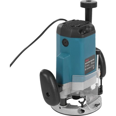 Défonceuse Électrique pour Bois, 6 Vitesses Variables, 15 Fraises, Bleu (1/2)