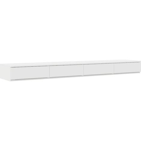 Maison Exclusive - Cassetti per letto con cassetto Bianco 200 x 36,5 x 16,5 cm