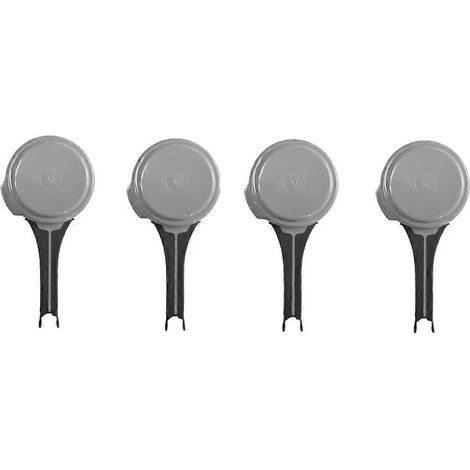 4PCS Tray Wiper Strip pour Roborock Q Revo Master / V20 Aspirateur Tray Snap (1/5)