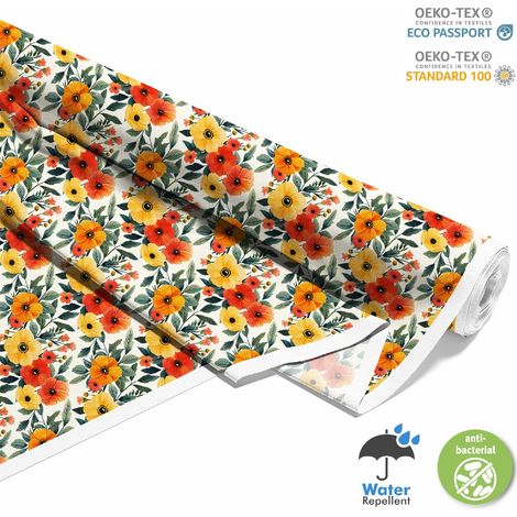 TESSUTI DECORATIVI PER ESTERNI OXFORD - Motivo Fiori I DX5489 (1/5)
