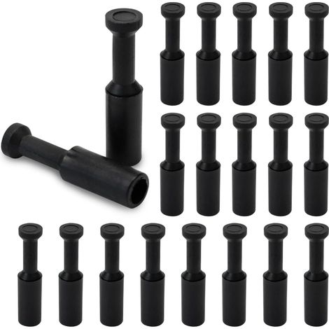 20 tubos de 6 mm de diámetro exterior para conectar a presión con rótula neumática de resina PBT (PP6) (1/4)